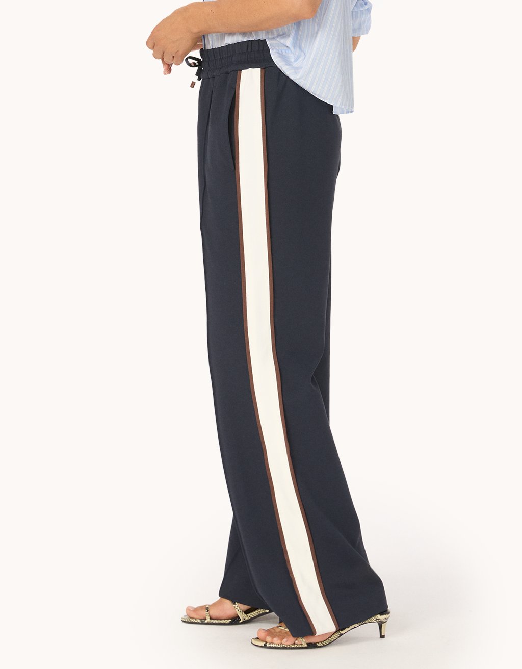 Twill Ponte Track Pant