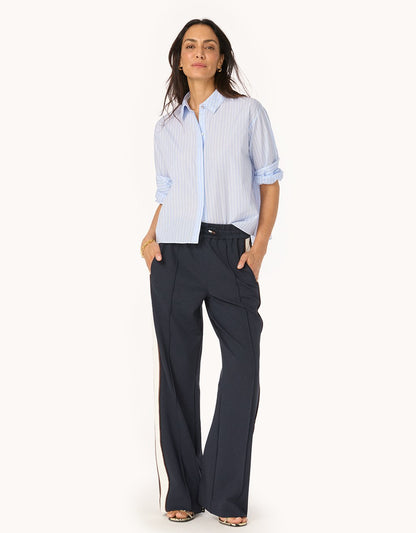 Twill Ponte Track Pant