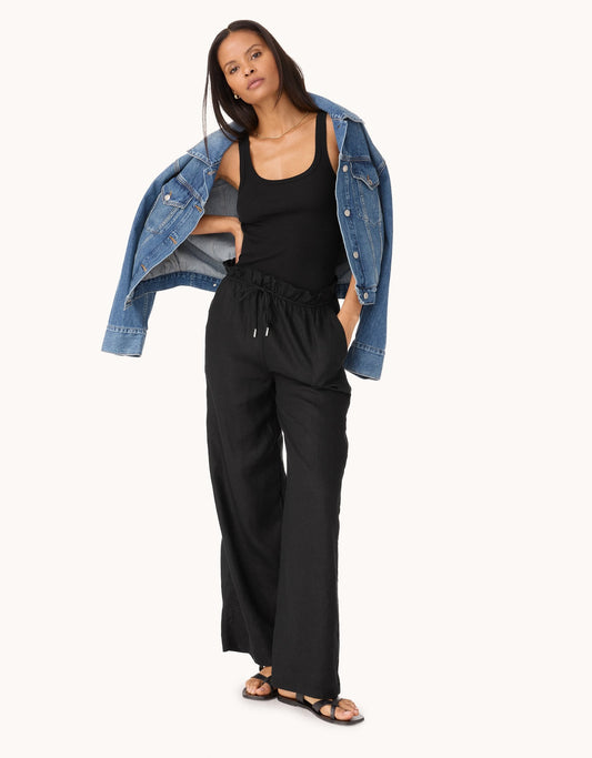 linen beach pant