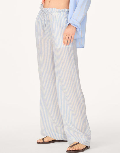 linen beach pant