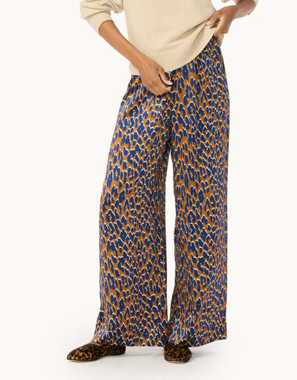 Silk Wide Leg Pant