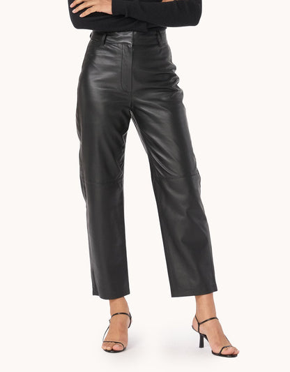 Leather Tapered Pant