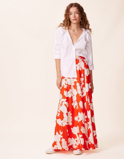 washable silk wrap skirt