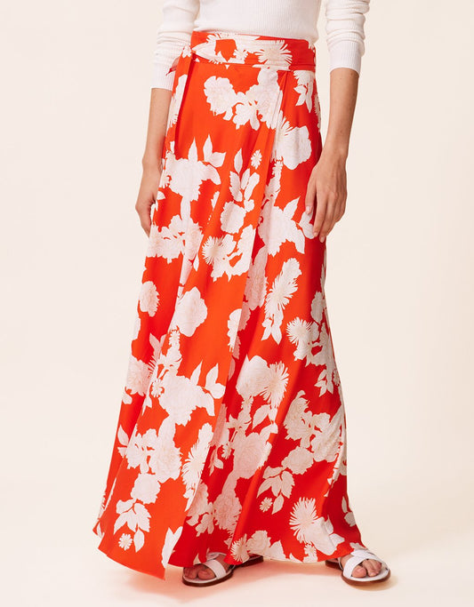 washable silk wrap skirt
