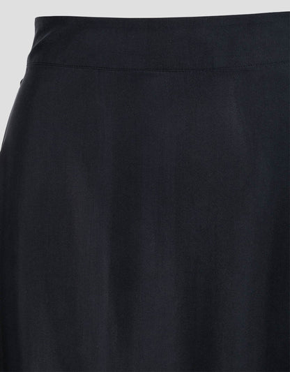 silk column skirt