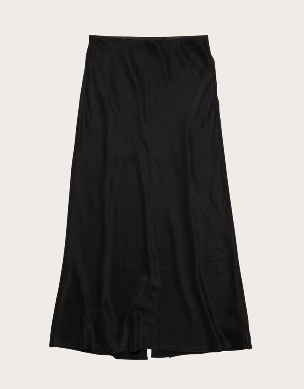 silk column skirt