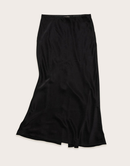 silk column skirt