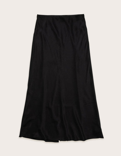 silk column skirt