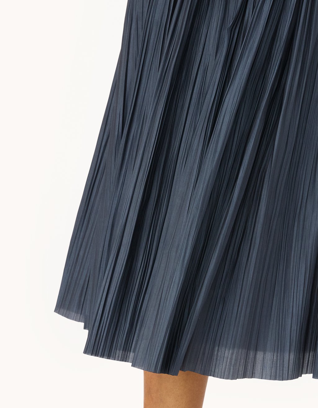 Pleated Maxi Skirt