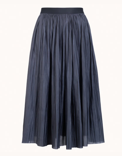 Pleated Maxi Skirt