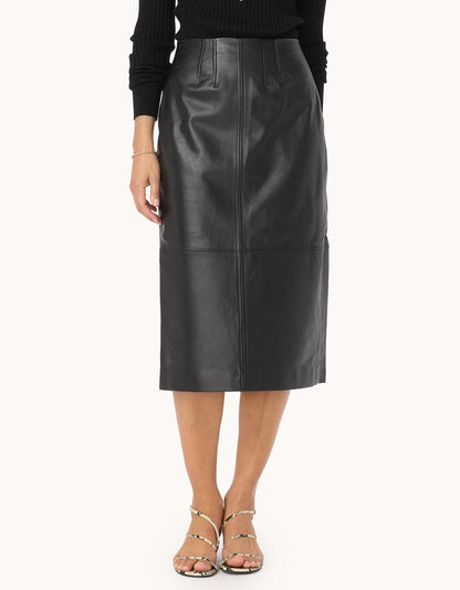 Leather Pencil Skirt