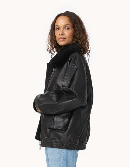 Agolde Avril Leather Jacket