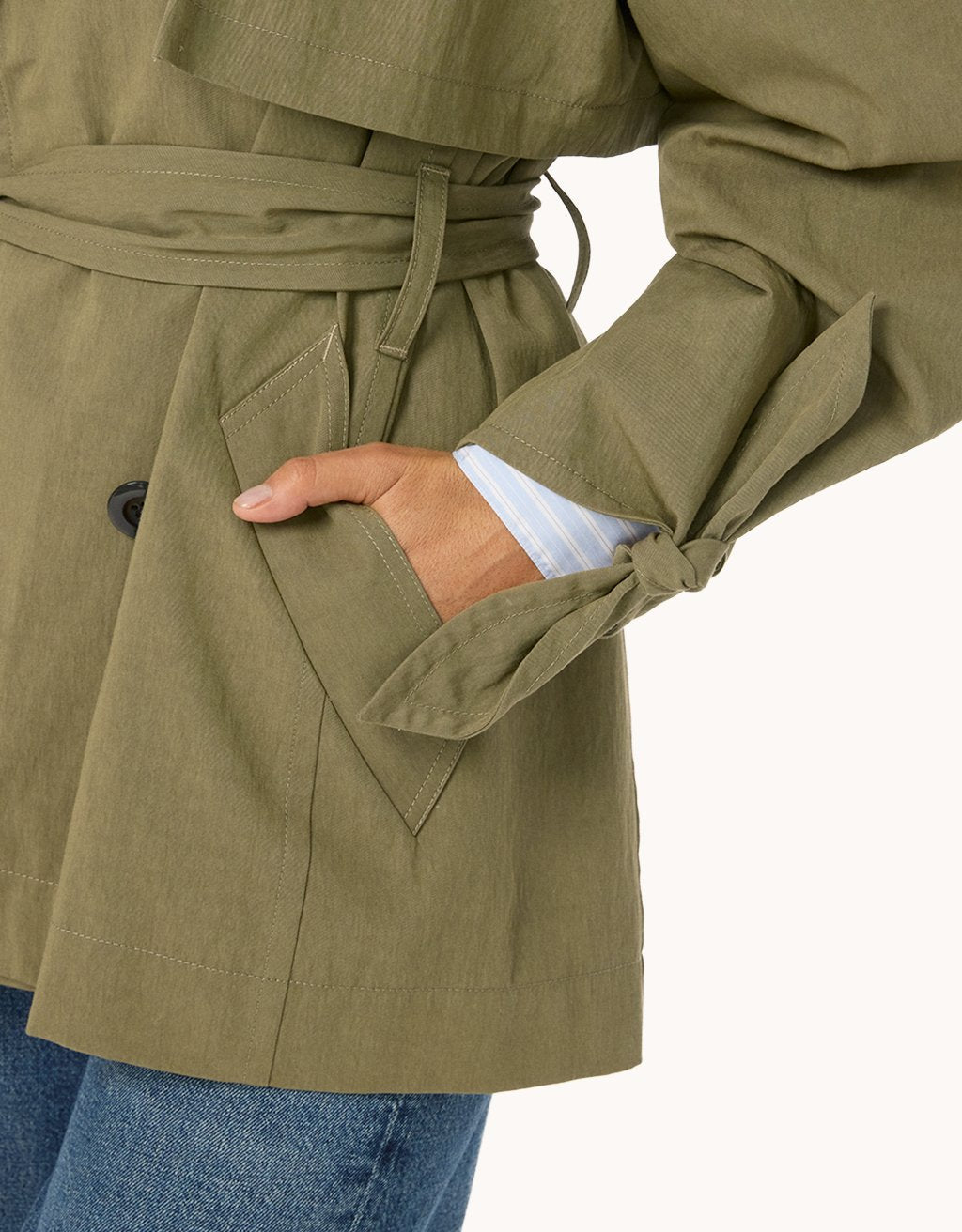 Italian Cotton Trench Jacket