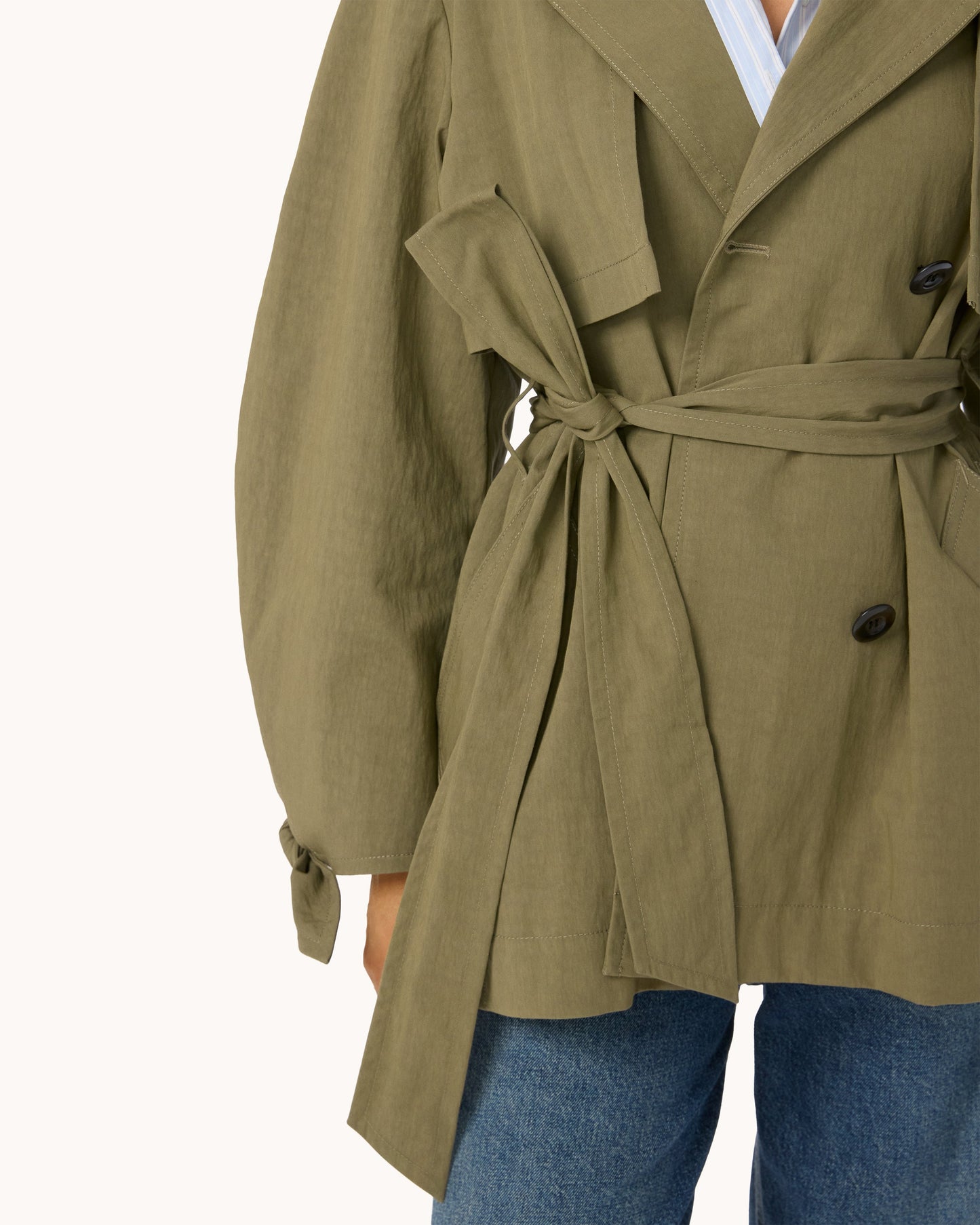 Italian Cotton Trench Jacket