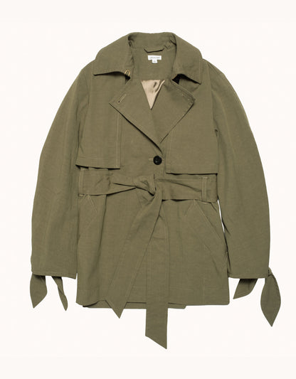 Italian Cotton Trench Jacket