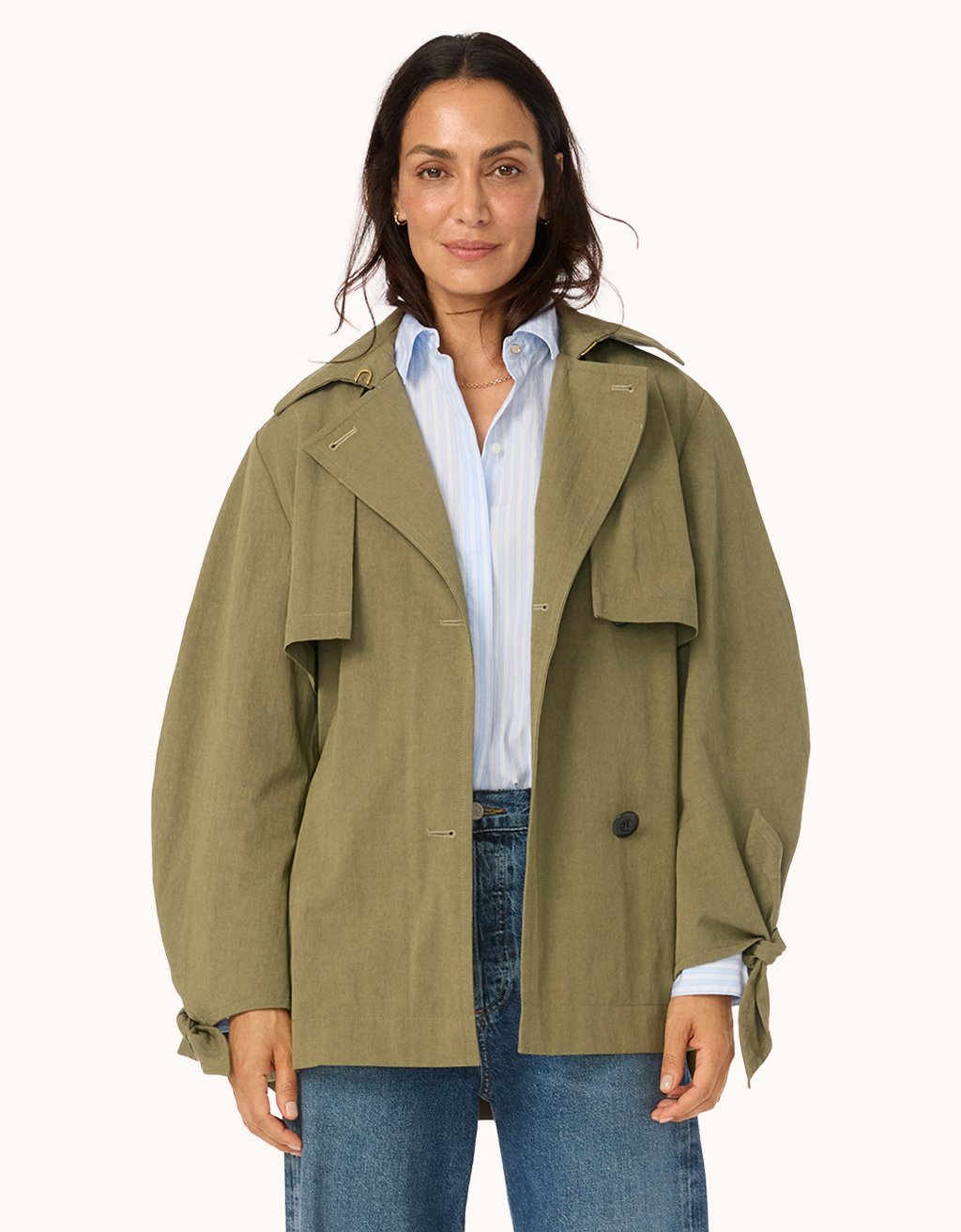 Italian Cotton Trench Jacket