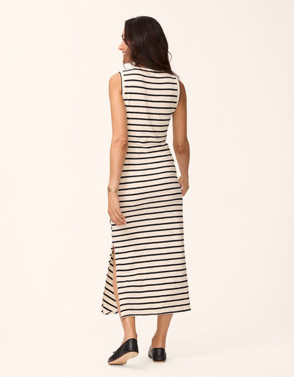cotton side tie dress