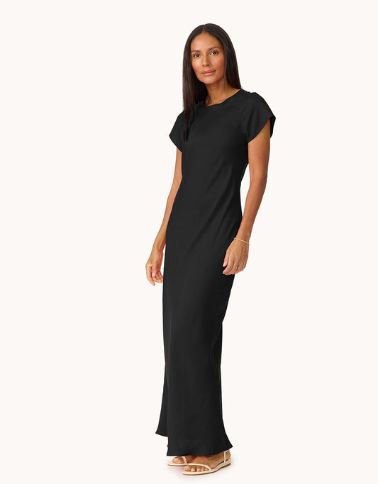 silk maxi dress