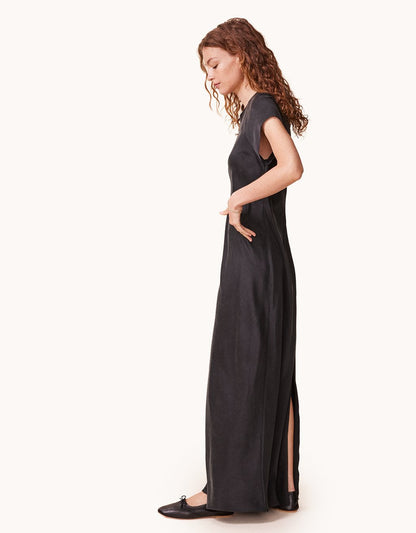 silk maxi dress