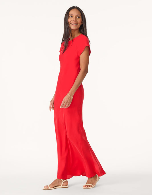 silk maxi dress