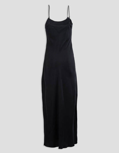 silk slip dress
