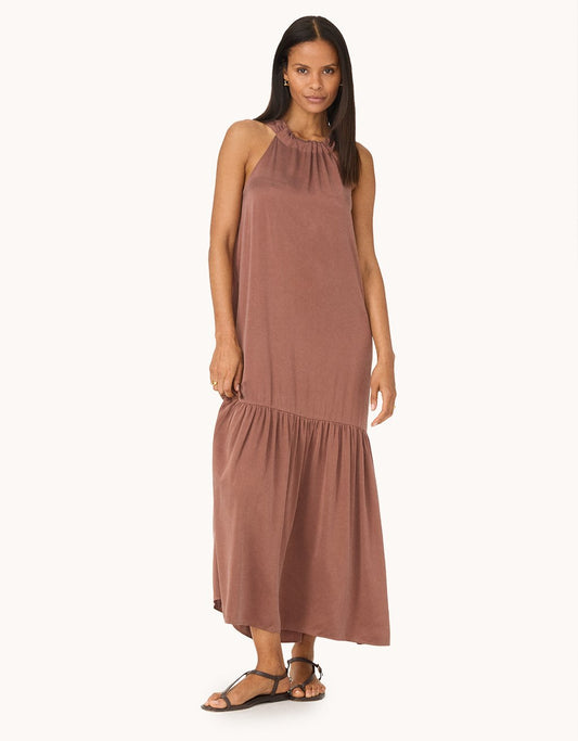 silk charmeuse maxi dress