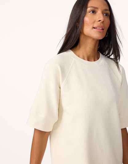 french terry sweatshirt dress