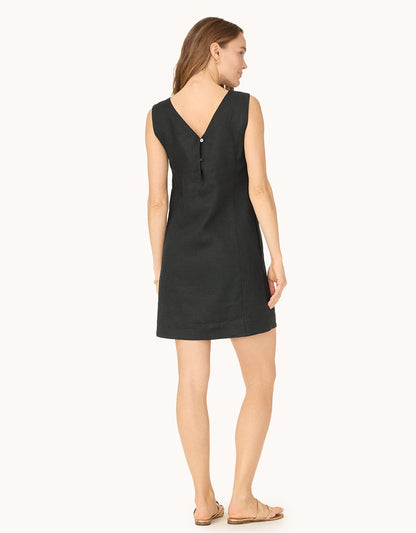 linen shift dress