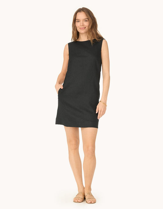 linen shift dress