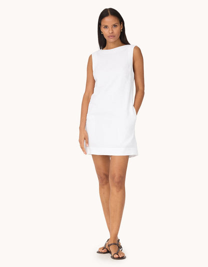 linen shift dress