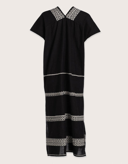 Lemlem Gasira V Neck Caftan