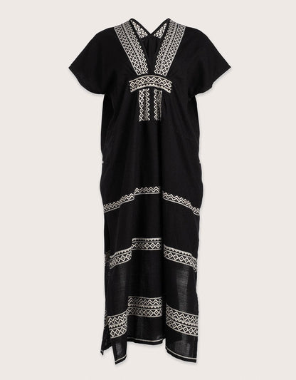 Lemlem Gasira V Neck Caftan