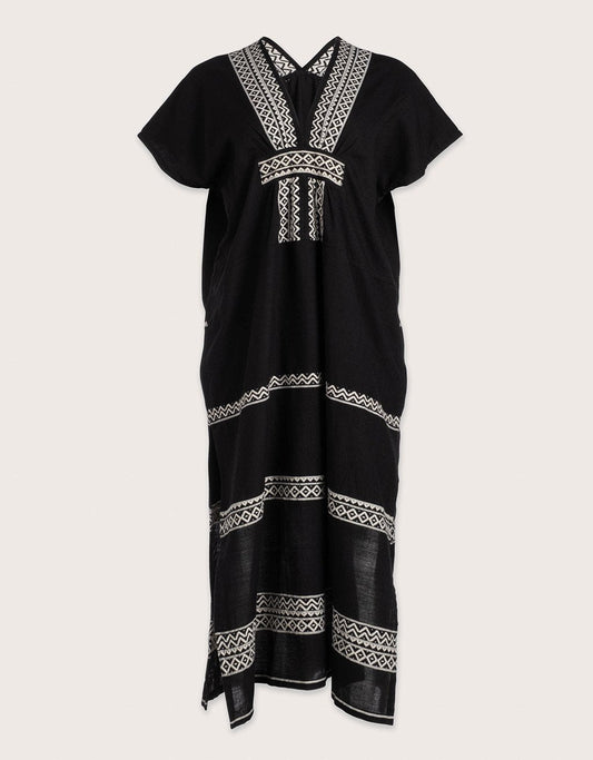 Lemlem Gasira V Neck Caftan