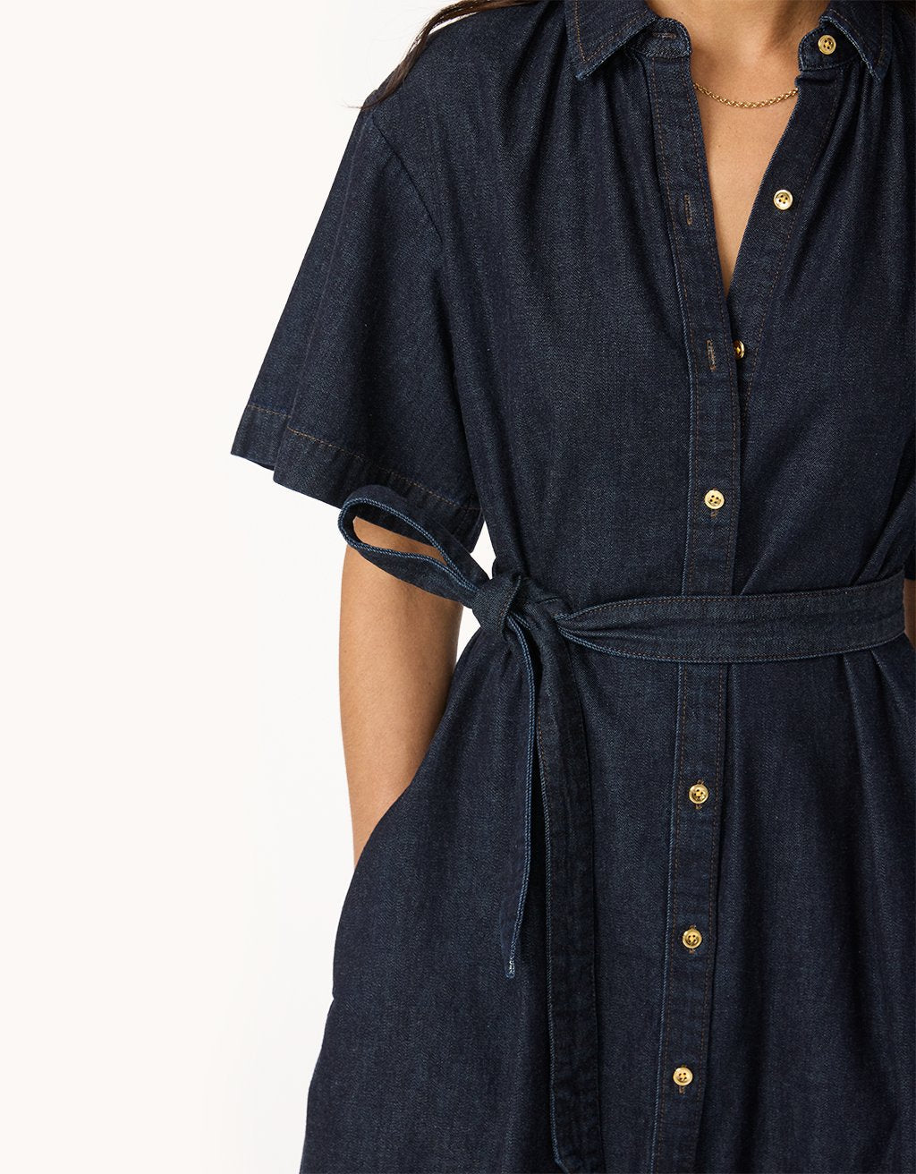 Denim Midi Dress