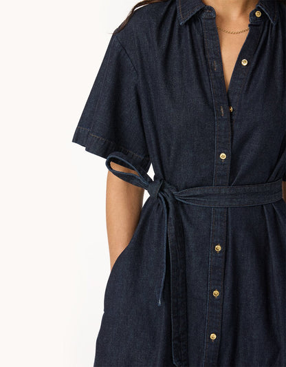 Denim Midi Dress