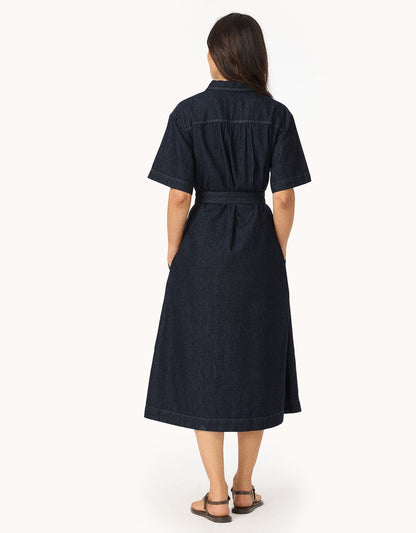 Denim Midi Dress