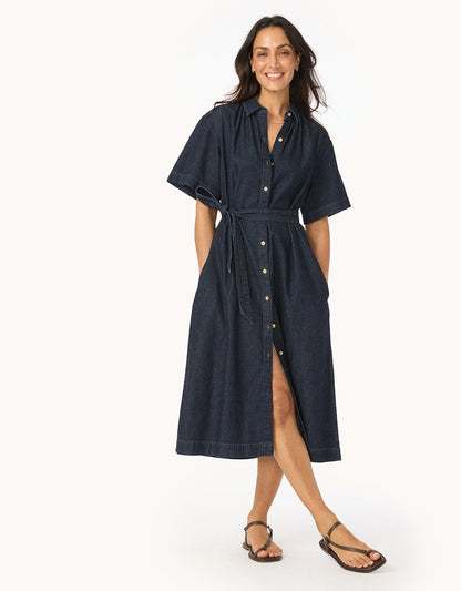 Denim Midi Dress