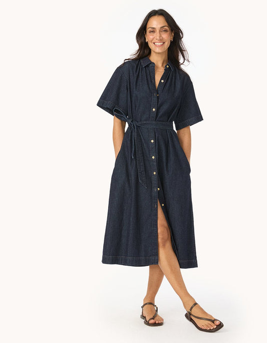 Denim Midi Dress