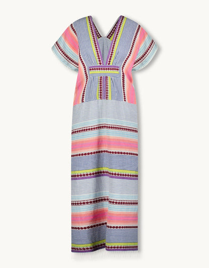Lemlem Gasira V Neck Caftan