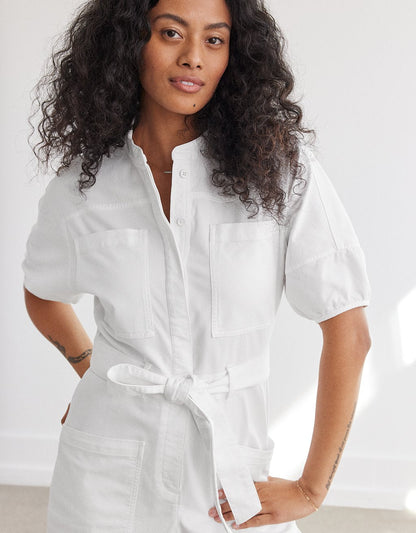 Puff Sleeve Jumpsuit