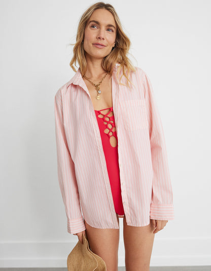 recycled nylon lace up one piece swimsuit
