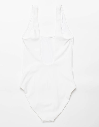 recycled crepe scoop one piece