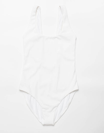 recycled crepe scoop one piece