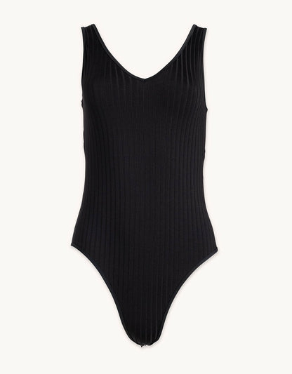 v neck one piece