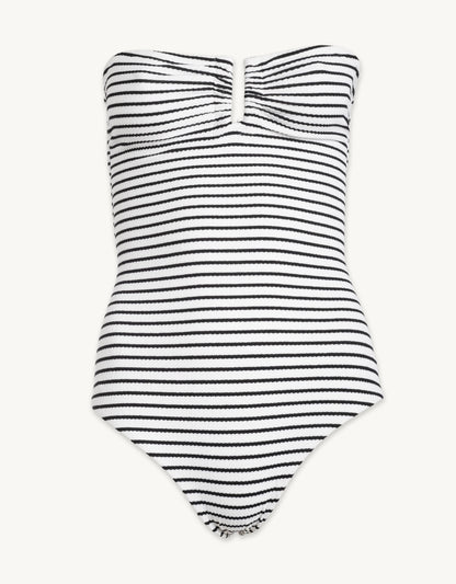 riviera stripe one piece