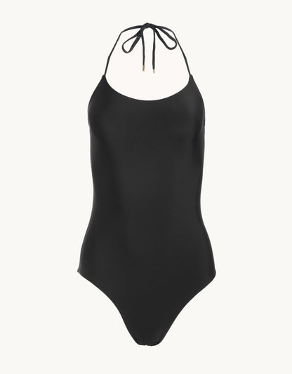 Scoopneck Halter One Piece