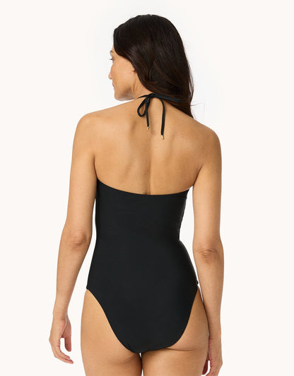 Scoopneck Halter One Piece
