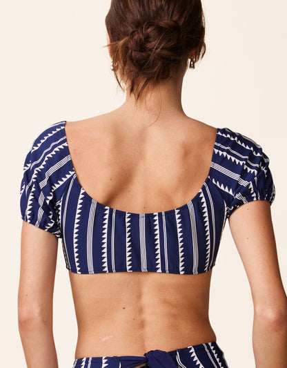 lemlem nunu pouf bikini top