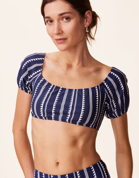 lemlem nunu pouf bikini top