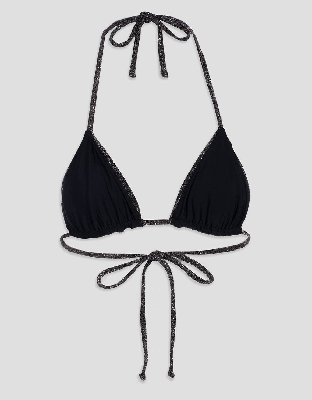 caviar shine string triangle top